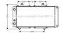 AVA QUALITY COOLING PEA2033 Radiator, engine cooling